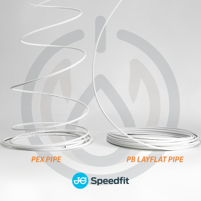 JG SpeedFit White Polybutylene PB Pipe Coil - 15mm x 25m Different Coils