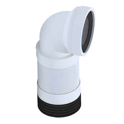KeyPlumb K729RKPEU 90° WC Extendable Pan Connector 300mm - 750mm